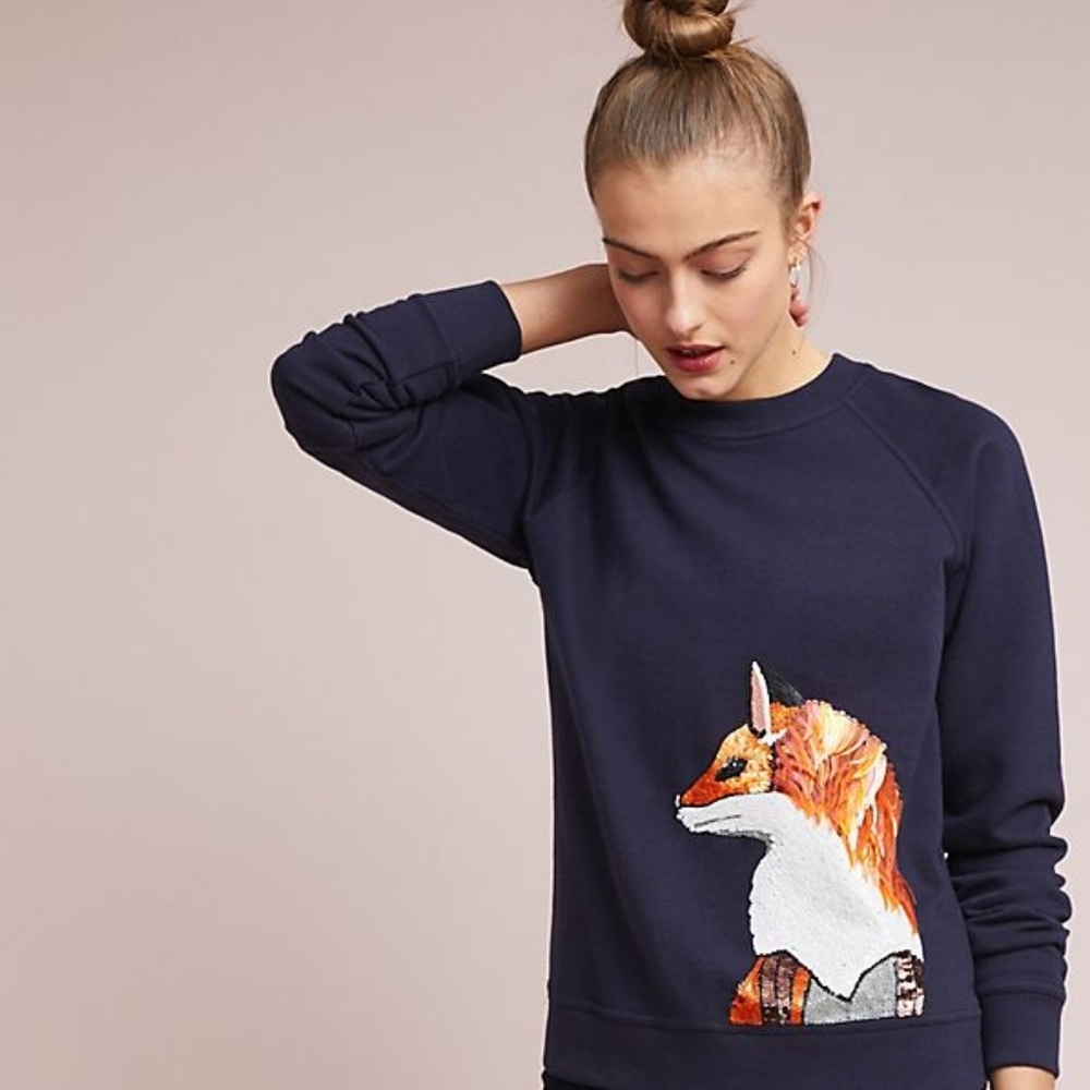 ISO Fox Sequin Sweatshirt